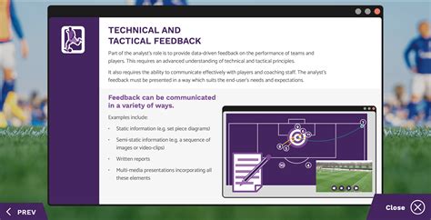 performance analysis in football courses